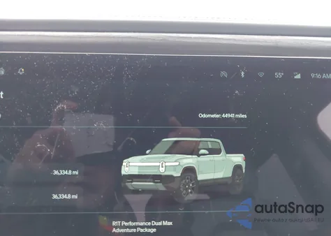 2023 Rivian R1T Adventure/Adventure Dual Motor Large Pack/Adventure Dual Motor Max Pack from USA, damaged, VIN 7FCTGBAA6PN030011
